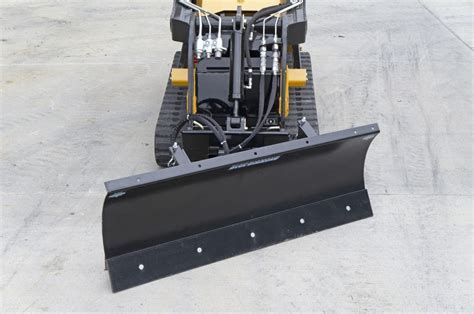 snow blade for mini skid steer|mini skid steer snow pusher.